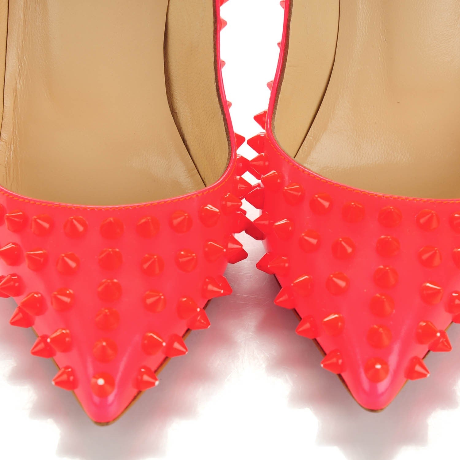 Christian Louboutin Patent Pigalle Spikes 120 Pumps 35.5 Pink 8 of 11
