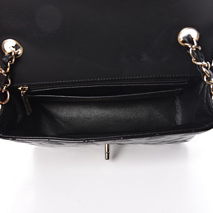 Chanel Patent Calfskin Quilted Mini Rectangular Flap Black 5 of 10