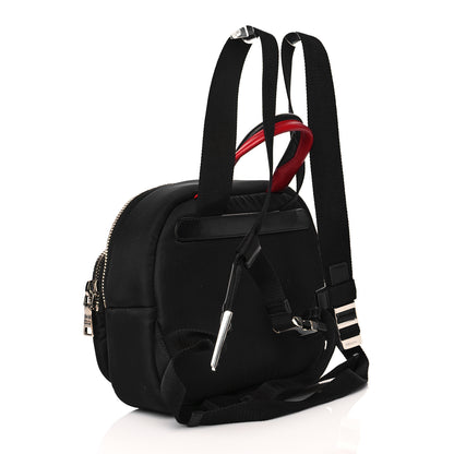 Prada Tessuto Nylon Pocket Top Handle Cargo Backpack Black 2 of 11