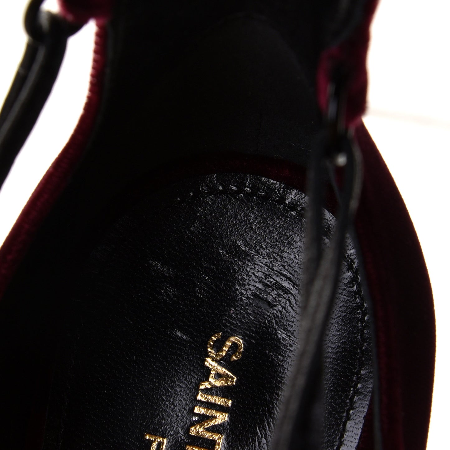 Velluto Master Lace Up Tribute 105 Platform Sandals 36.5 Burgundy