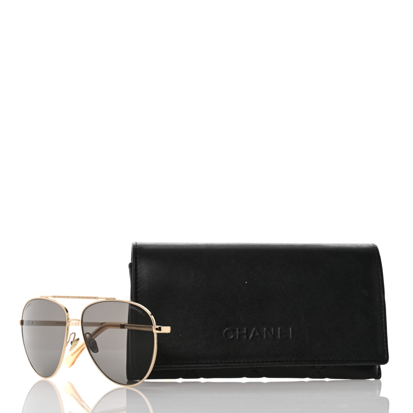 Metal Aviator Sunglasses 4279-B Gold