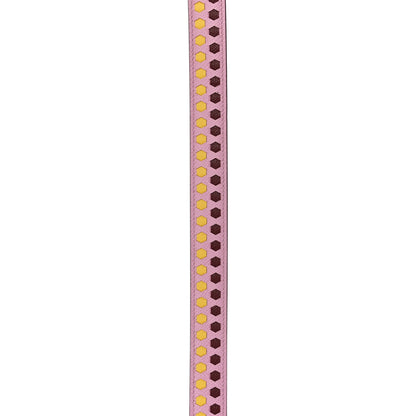 Hermes Epsom 25mm Hexagone Tressage Shoulder Strap Mauve Sylvestre Rouge H Jaune de Naples 4 of 5