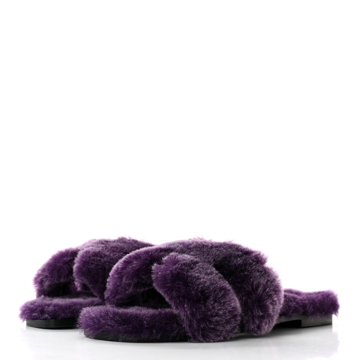 Woolskin Oran Sandals 38.5 Violet Fonce
