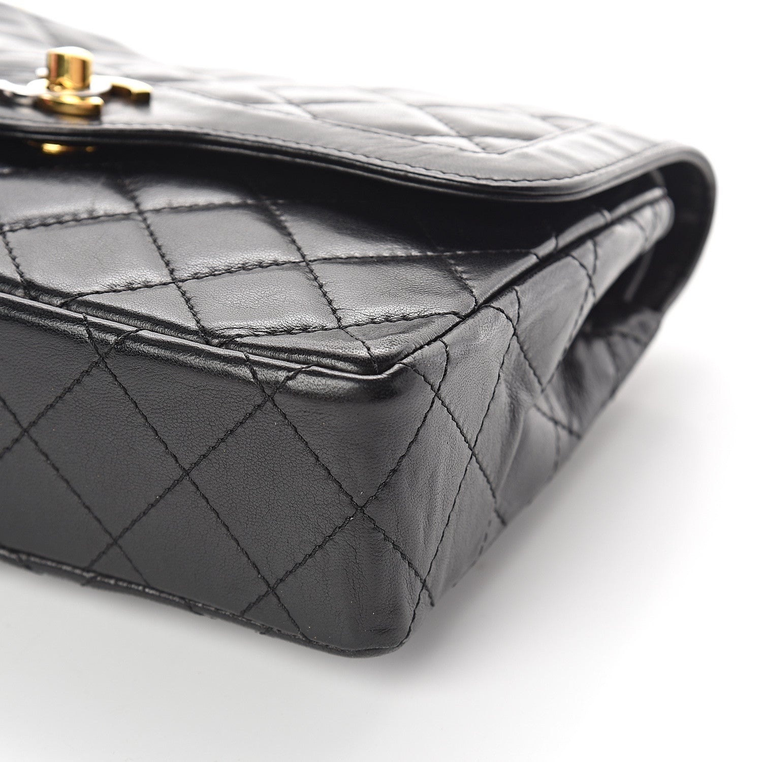 Chanel Lambskin Quilted Small Double Flap Black 8 of 8