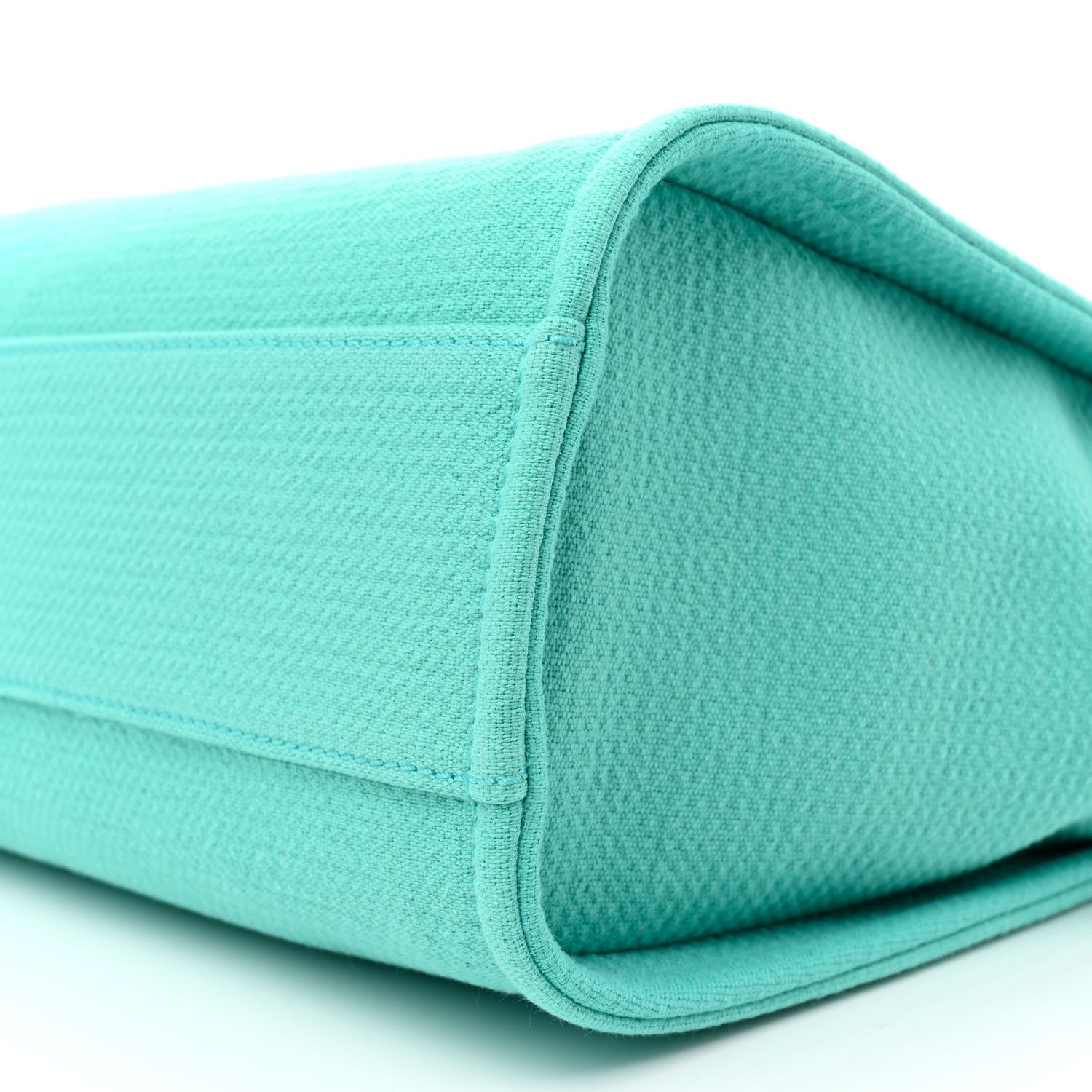Chanel Mixed Fibers Small Deauville Tote Turquoise 11 of 12