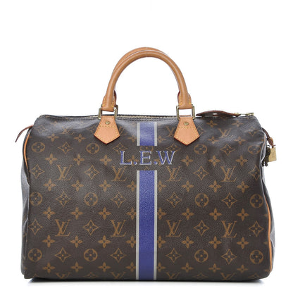 Louis Vuitton Monogram My LV Heritage Speedy 30 Violet Gris 1 of 10