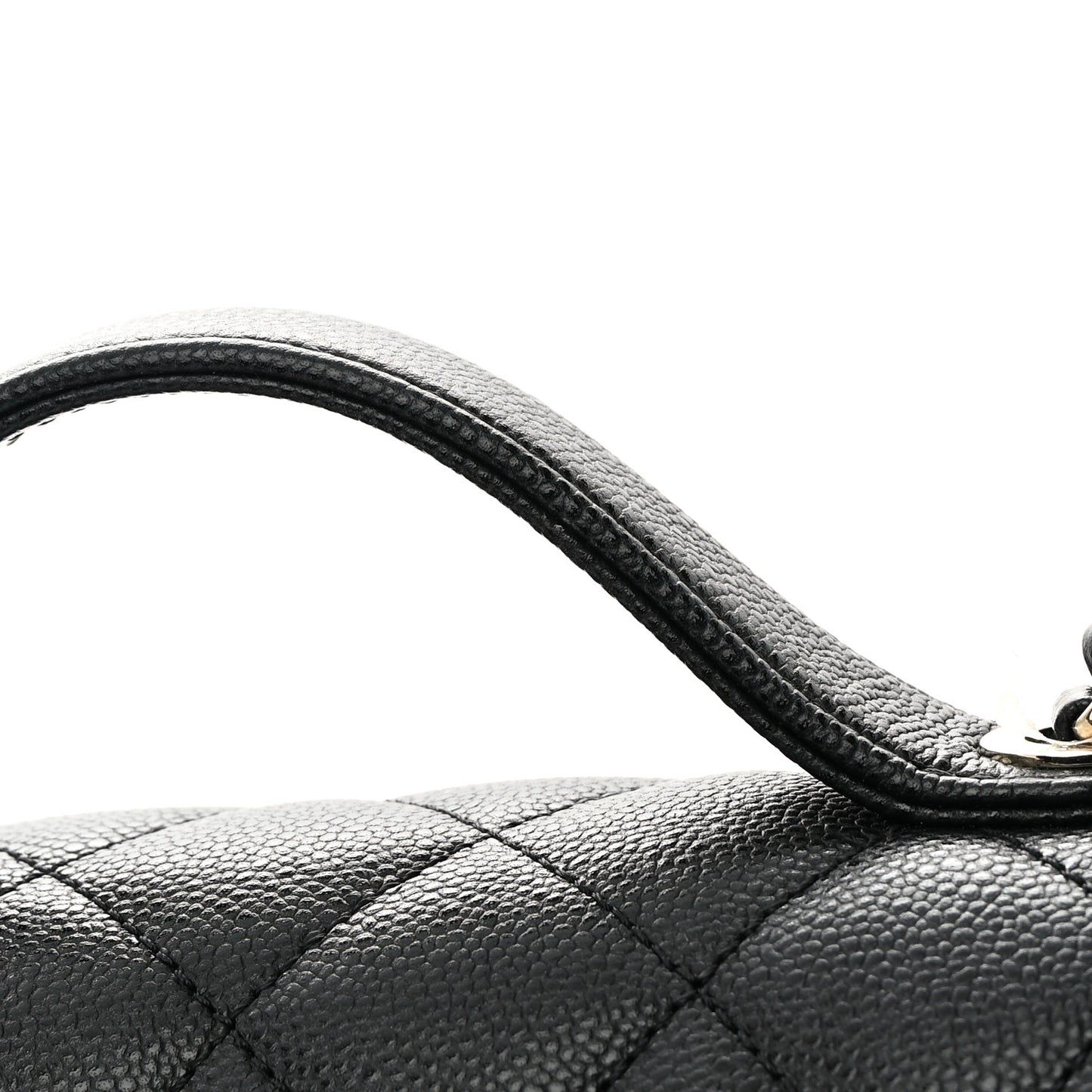 Caviar Quilted Small Business Affinity Flap Black
