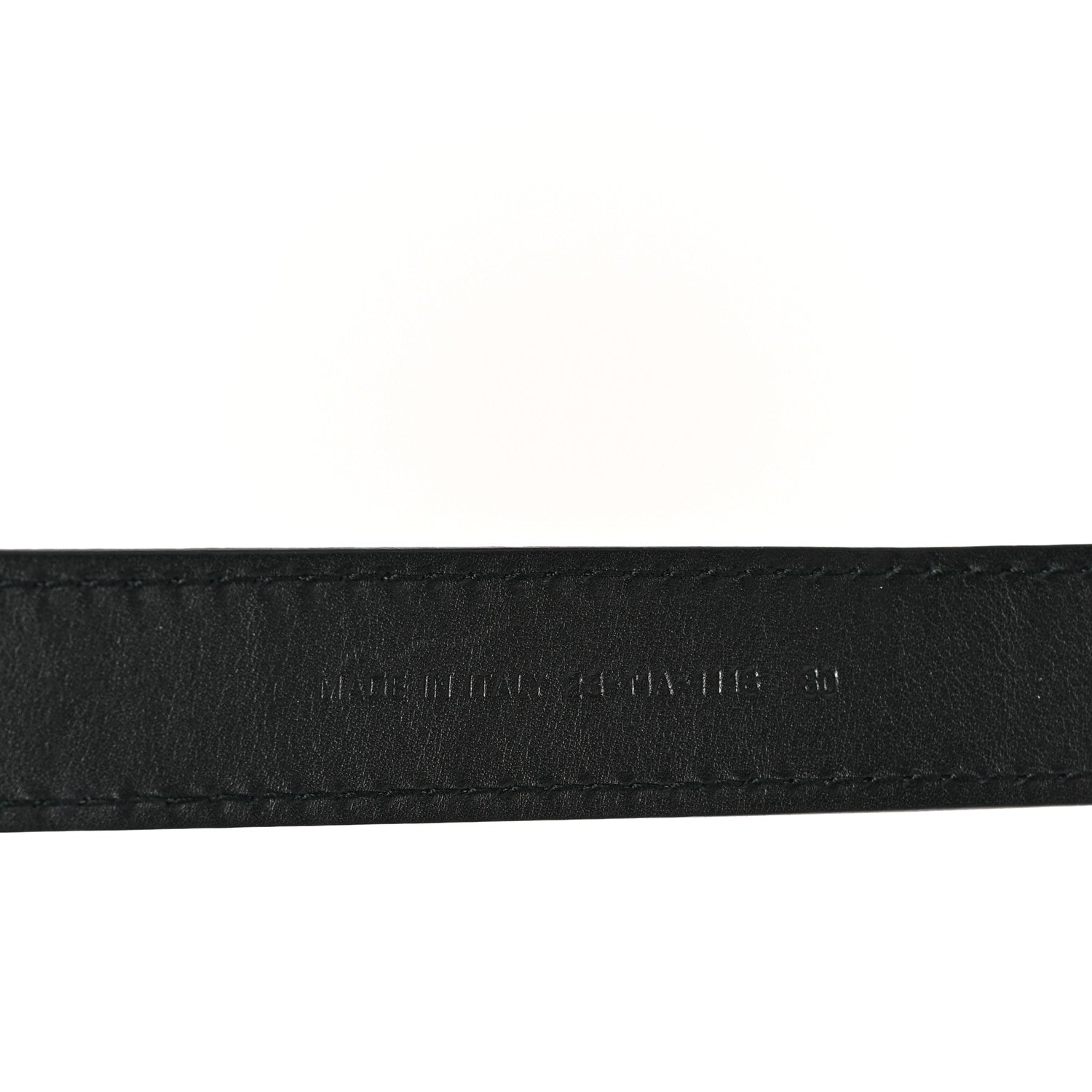 Christian Dior Calfskin D Fence Belt 75 30 Black 4 of 5