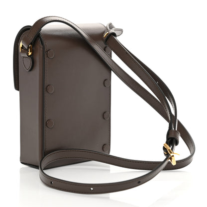 Gucci Boarded Plutone Calfskin Mini Horsebit 1955 Crossbody Bag New Acero 3 of 12