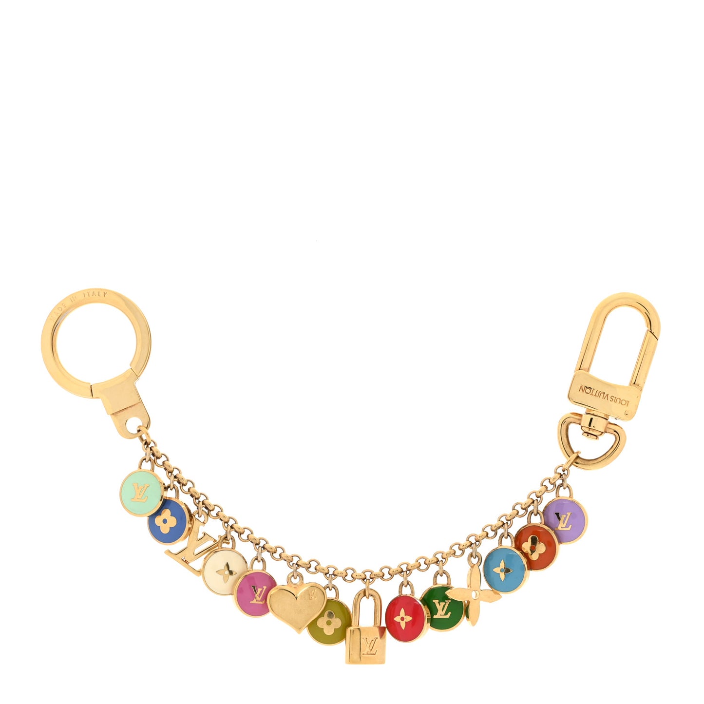 Pastilles Key Chain Bag Charm Multicolor