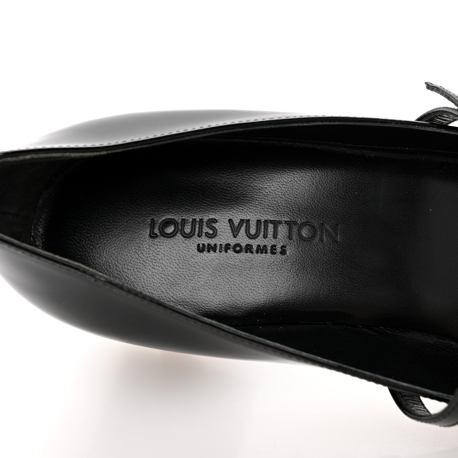 Louis Vuitton Patent Uniformes Silhouette 40mm Pumps 37 Black 8 of 9