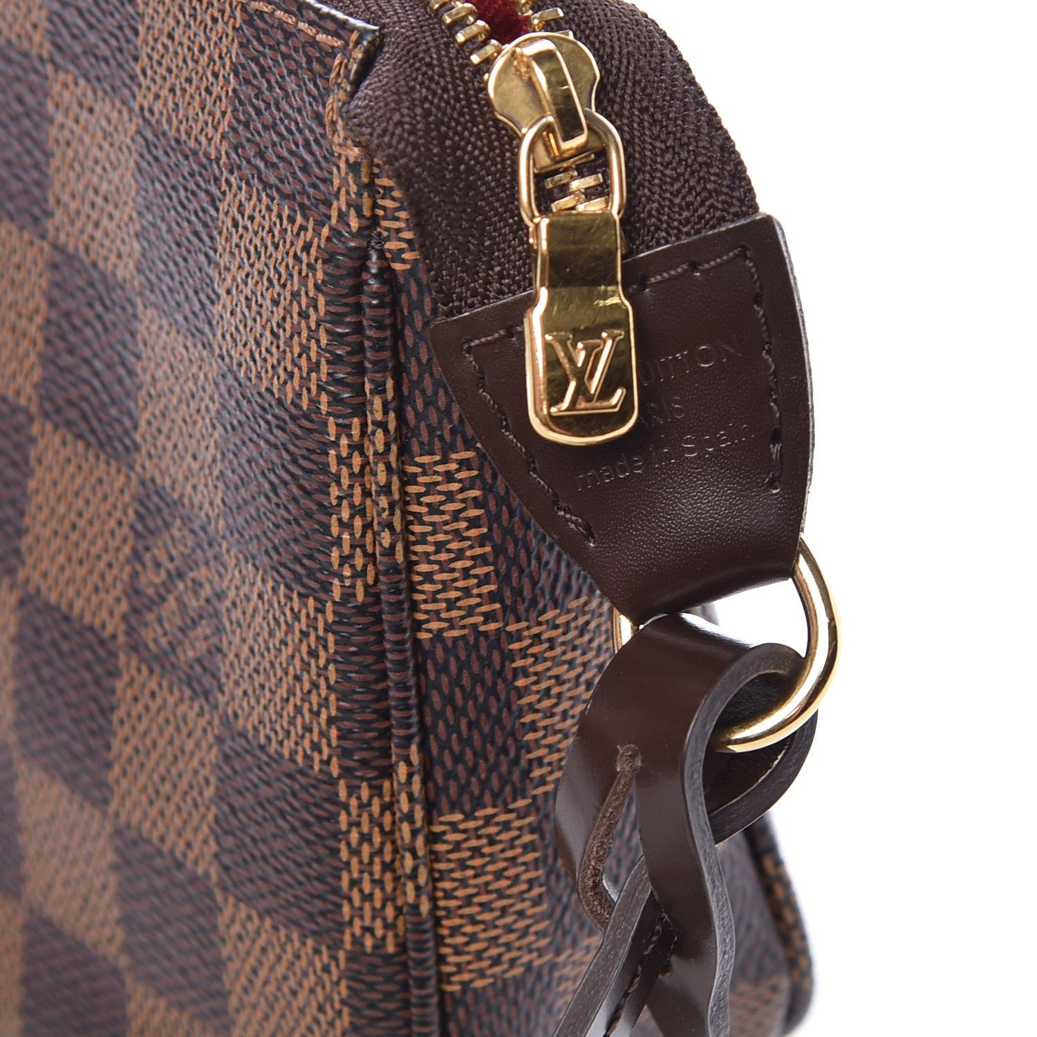 Louis Vuitton Damier Ebene Pochette Accessories NM 8 of 9