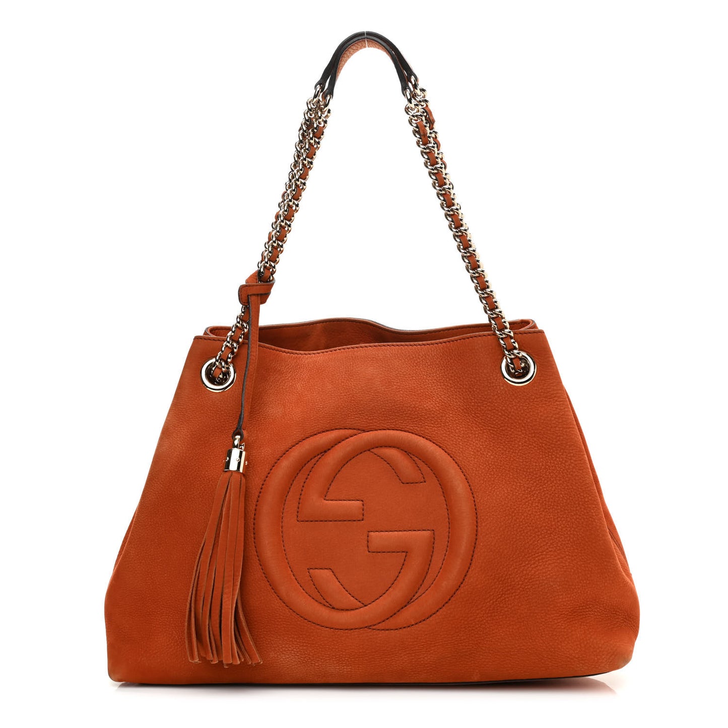 Vitello Range Medium Soho Chain Shoulder Bag Old Whisky