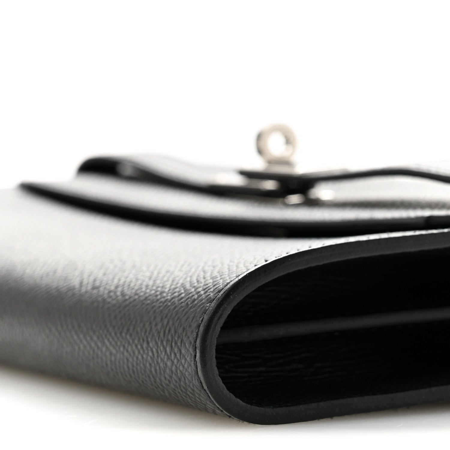 Hermes Epsom Kelly Wallet To Go Black 10 of 11