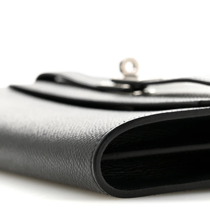 Hermes Epsom Kelly Wallet To Go Black 10 of 11