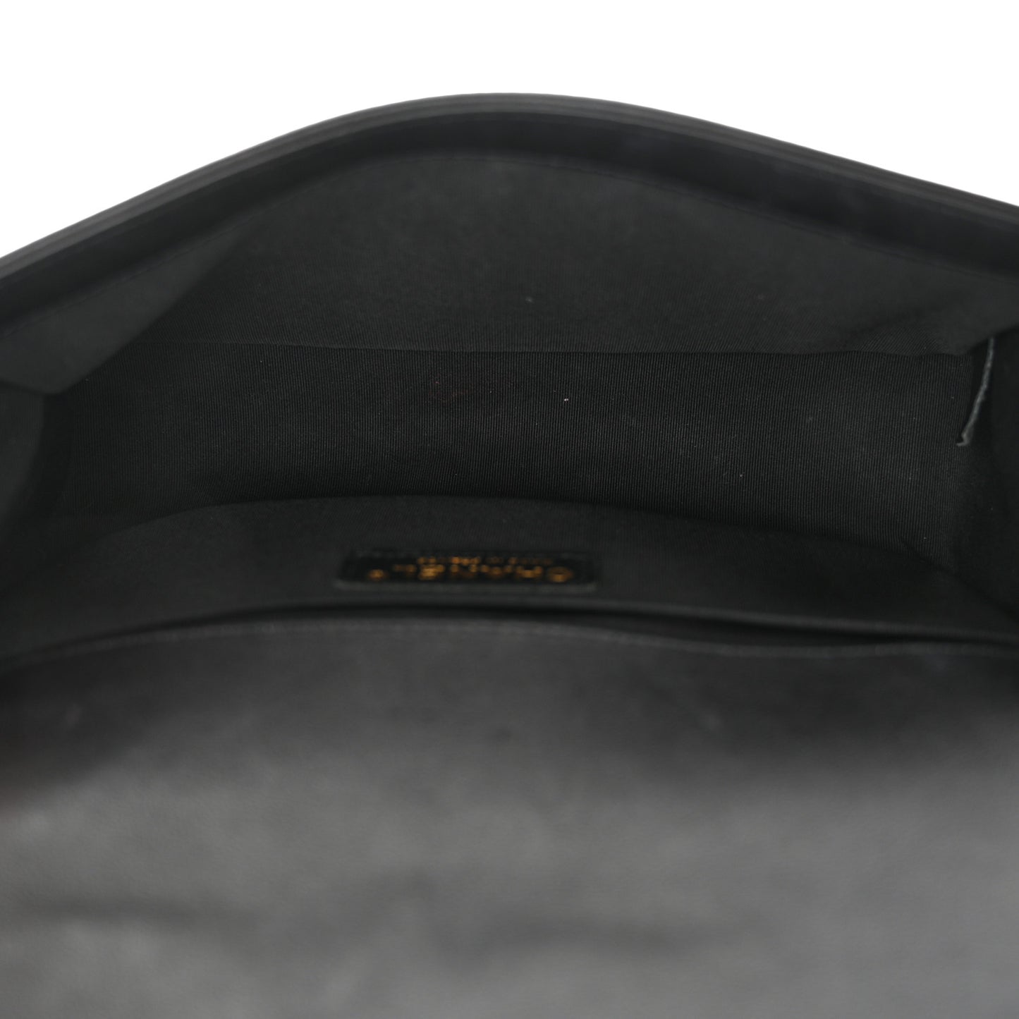 Calfskin Quilted Medium Boy Flap Black