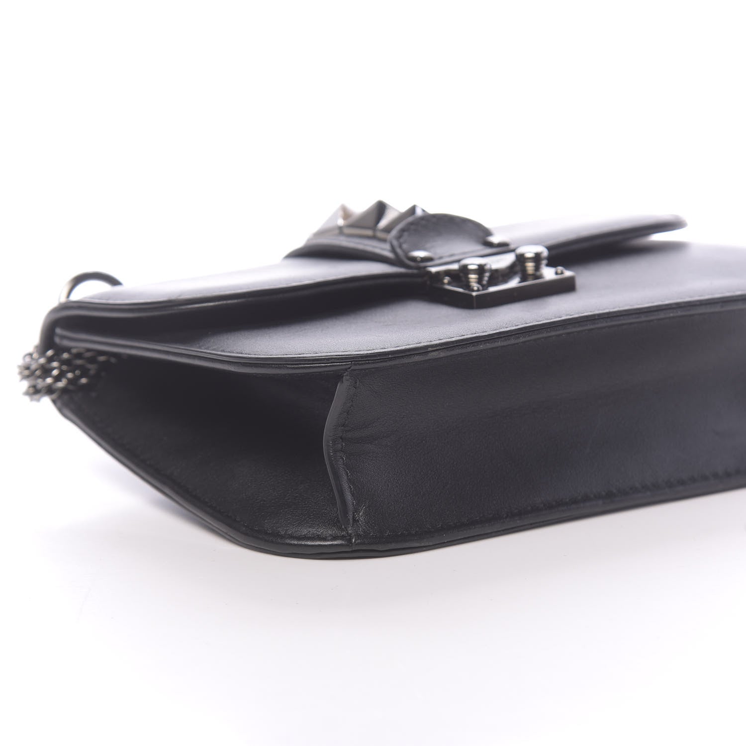 Valentino Garavani Vitello Small Glam Lock Rockstud Flap Black 7 of 9