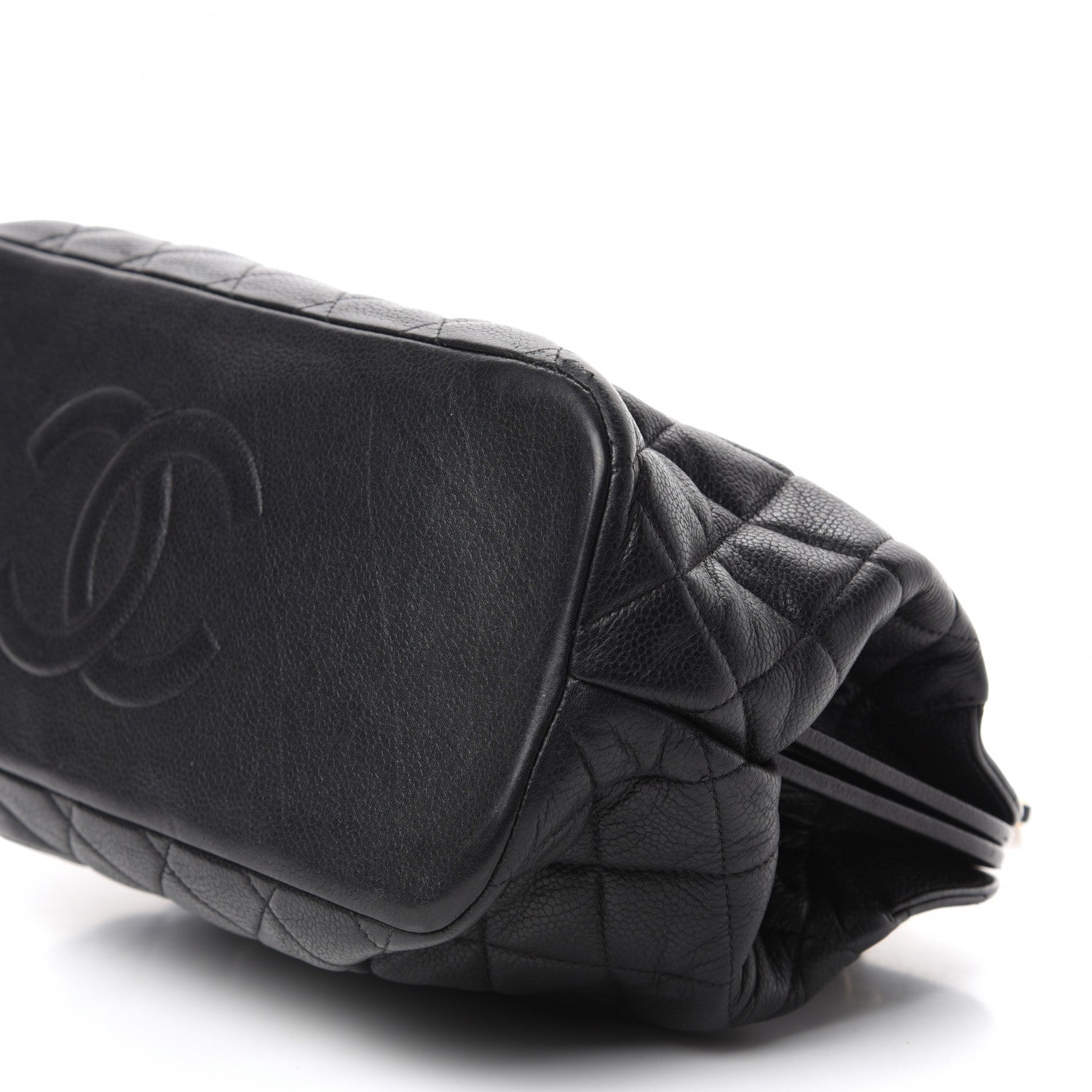 Chanel Caviar Quilted Frame Shoulder Bag Black 7 of 11