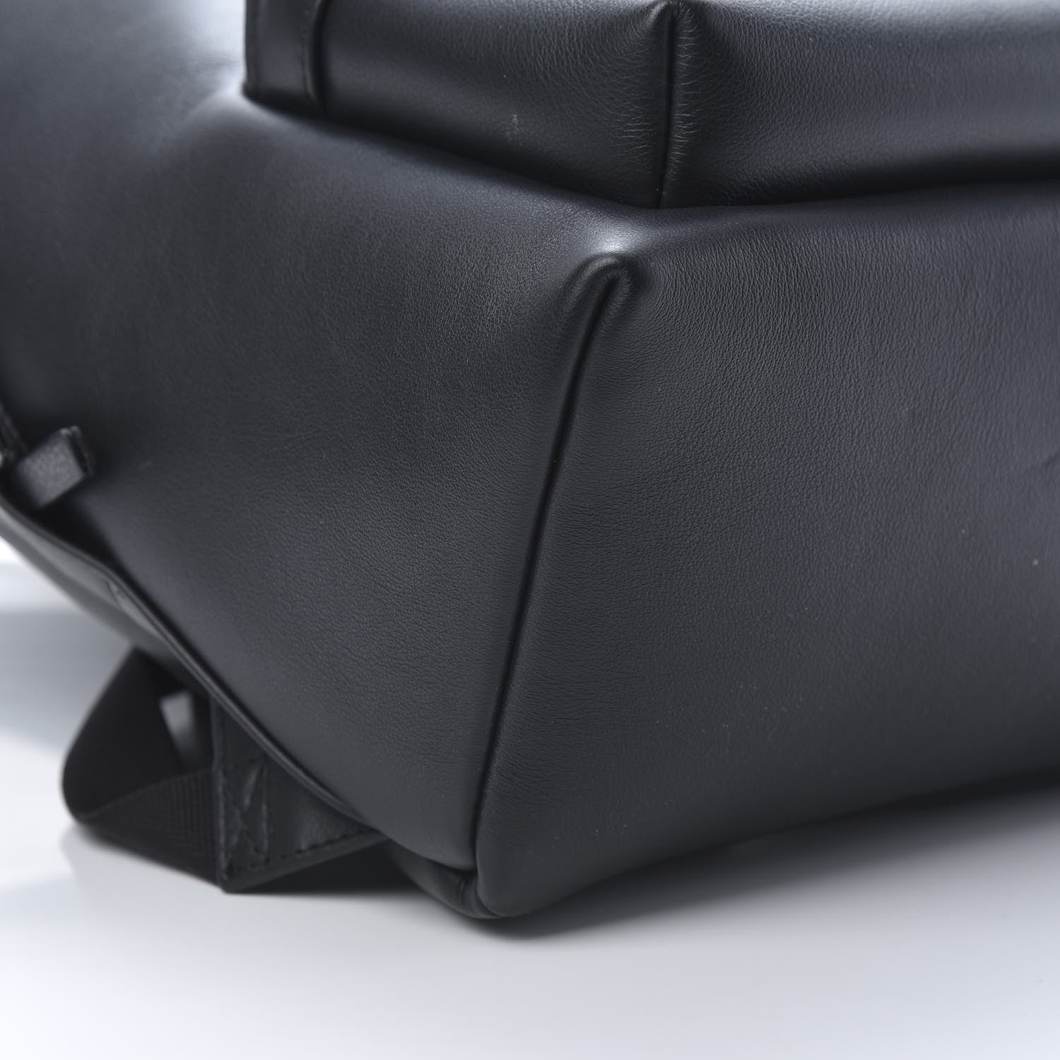 Balenciaga Smooth Calfskin Logo Small Everyday Backpack Black White 8 of 10