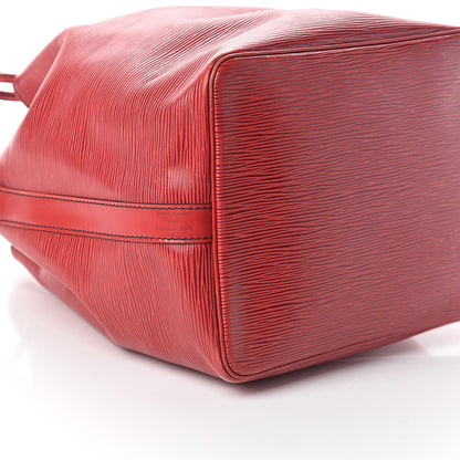 Louis Vuitton Epi Petit Noe Castillan Red 8 of 9