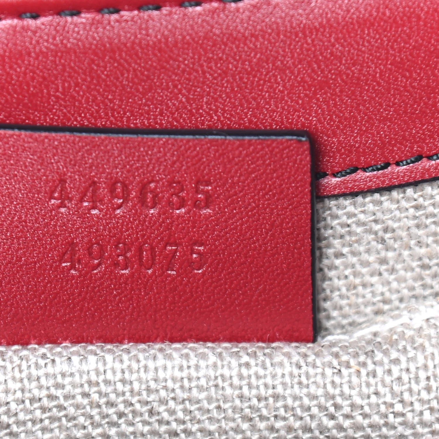 Gucci Microguccissima Medium Emily Chain Shoulder Bag Red 7 of 9