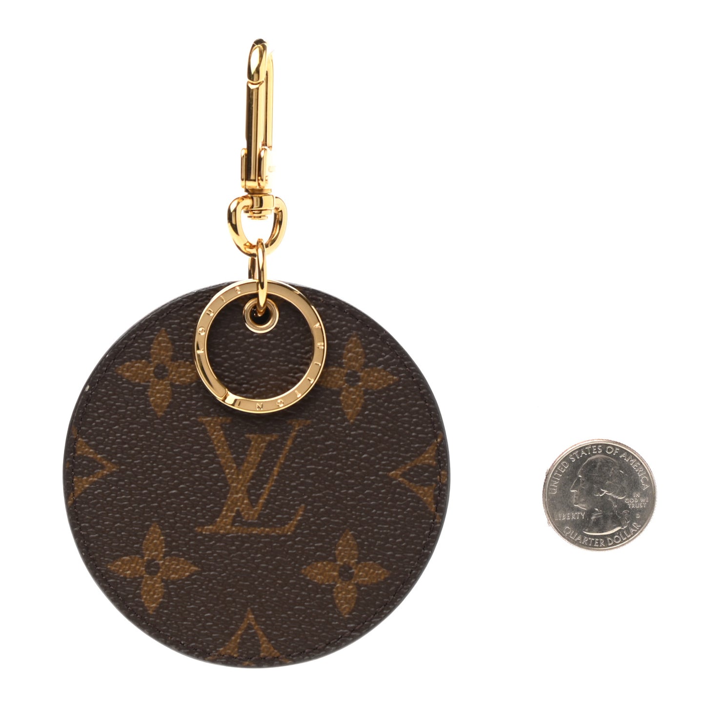 Monogram Reverse Key Holder Bag Charm