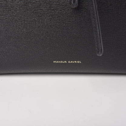 Mansur Gavriel Saffiano Backpack Black Flamma 7 of 14