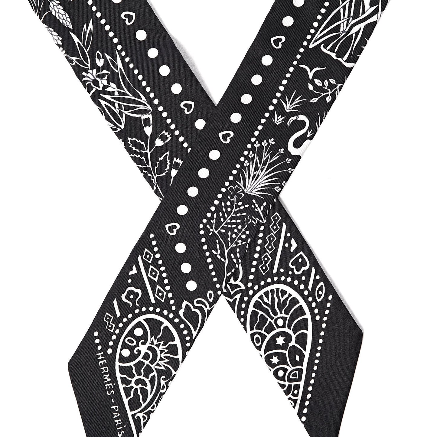 Silk Entre Ciel Et Mer Twilly Black White