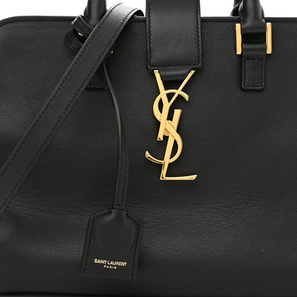 Saint Laurent Calfskin Monogram Baby Cabas Black 8 of 11