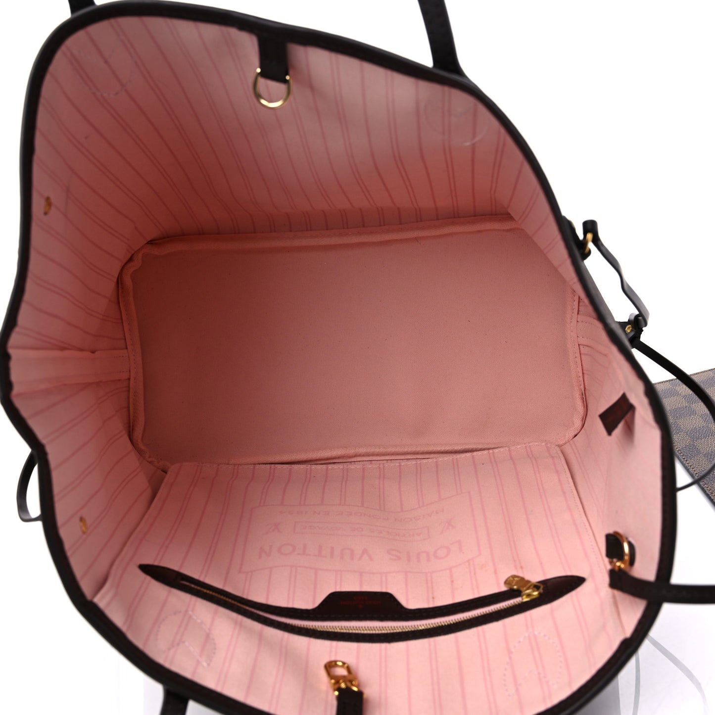 Damier Ebene Neo Neverfull MM Rose Ballerine