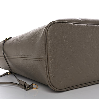 Louis Vuitton Empreinte Monogram Giant Neverfull MM Tourterelle 9 of 12