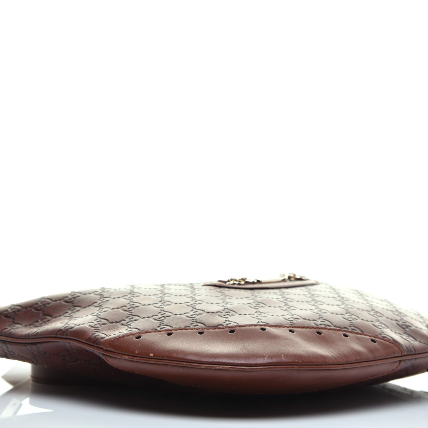 Guccissima Punch Shoulder Bag Brown