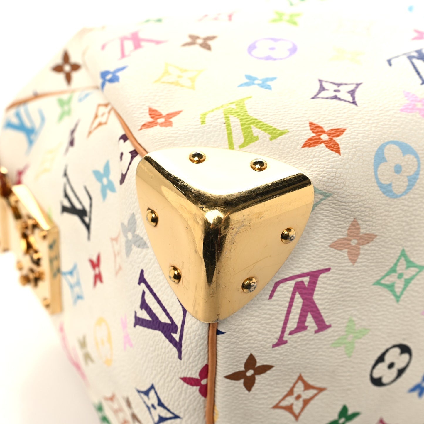 Monogram Multicolor Speedy 30 White