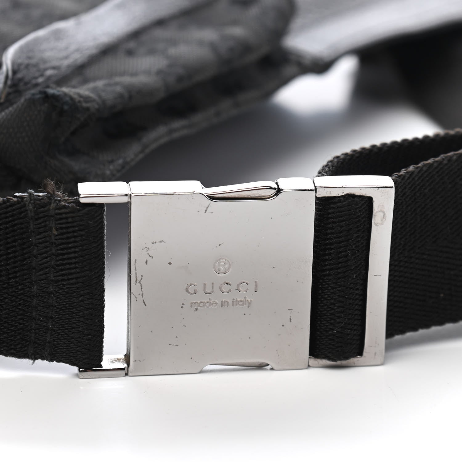Gucci GG Monogram Double Pocket Belt Bag Black 13 of 13