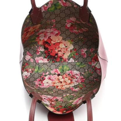 Gucci GG Supreme Monogram Blooms Small Reversible Tote Beige Multicolor Dry Rose 15 of 18