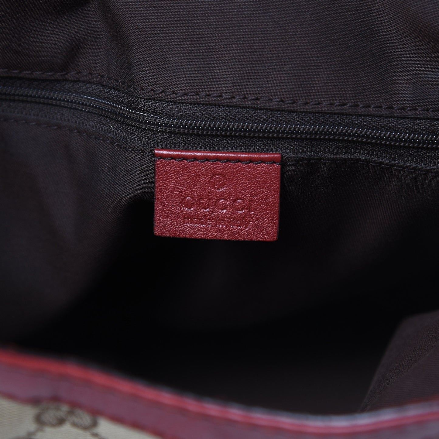 Monogram Medium Sukey Tote Dark Red