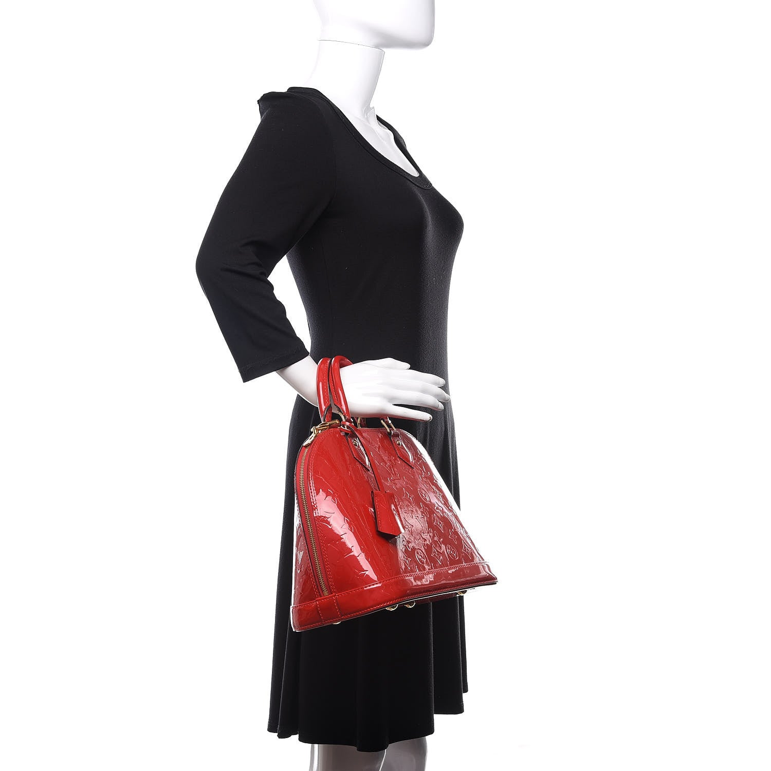 Louis Vuitton Vernis Alma PM Cherry 2 of 10