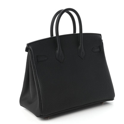 Hermes Togo Birkin 25 Black 3 of 11