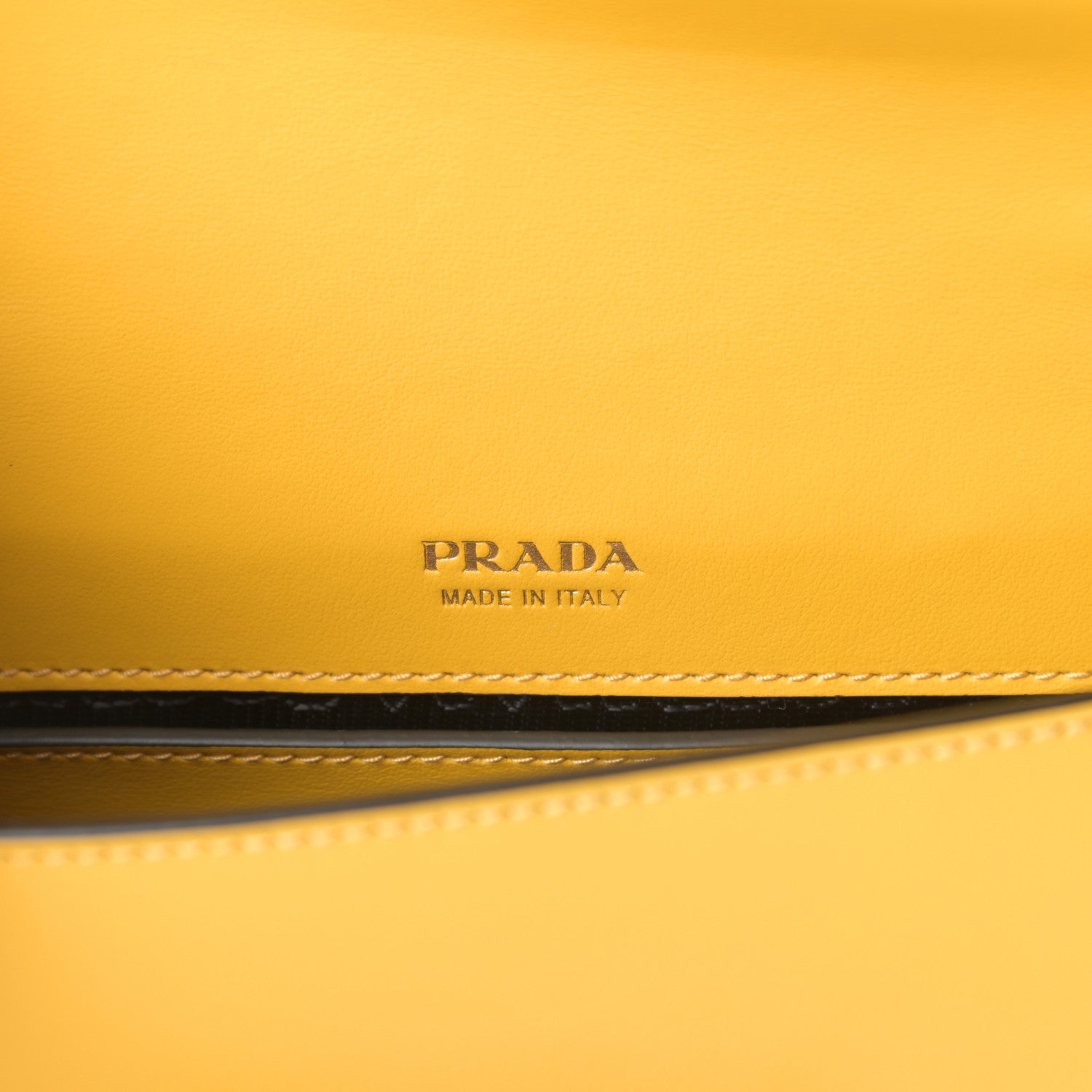 Prada Saffiano City Calf Cahier Belt Bag Soleil Black 7 of 11