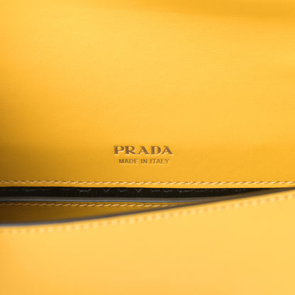 Prada Saffiano City Calf Cahier Belt Bag Soleil Black 7 of 11
