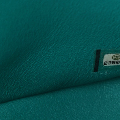 Chanel Caviar Quilted Jumbo Double Flap Turquoise 7 of 11