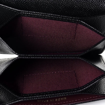 Chanel Caviar Quilted Flap Card Holder On Chain Black 5 of 9