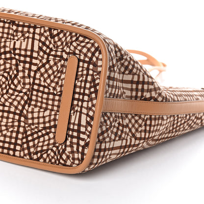 MCM Visetos Large Liz Reversible Shopper Tote Cognac 13 of 15