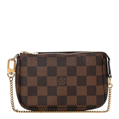 Louis Vuitton Damier Ebene Mini Pochette Accessories 1 of 11