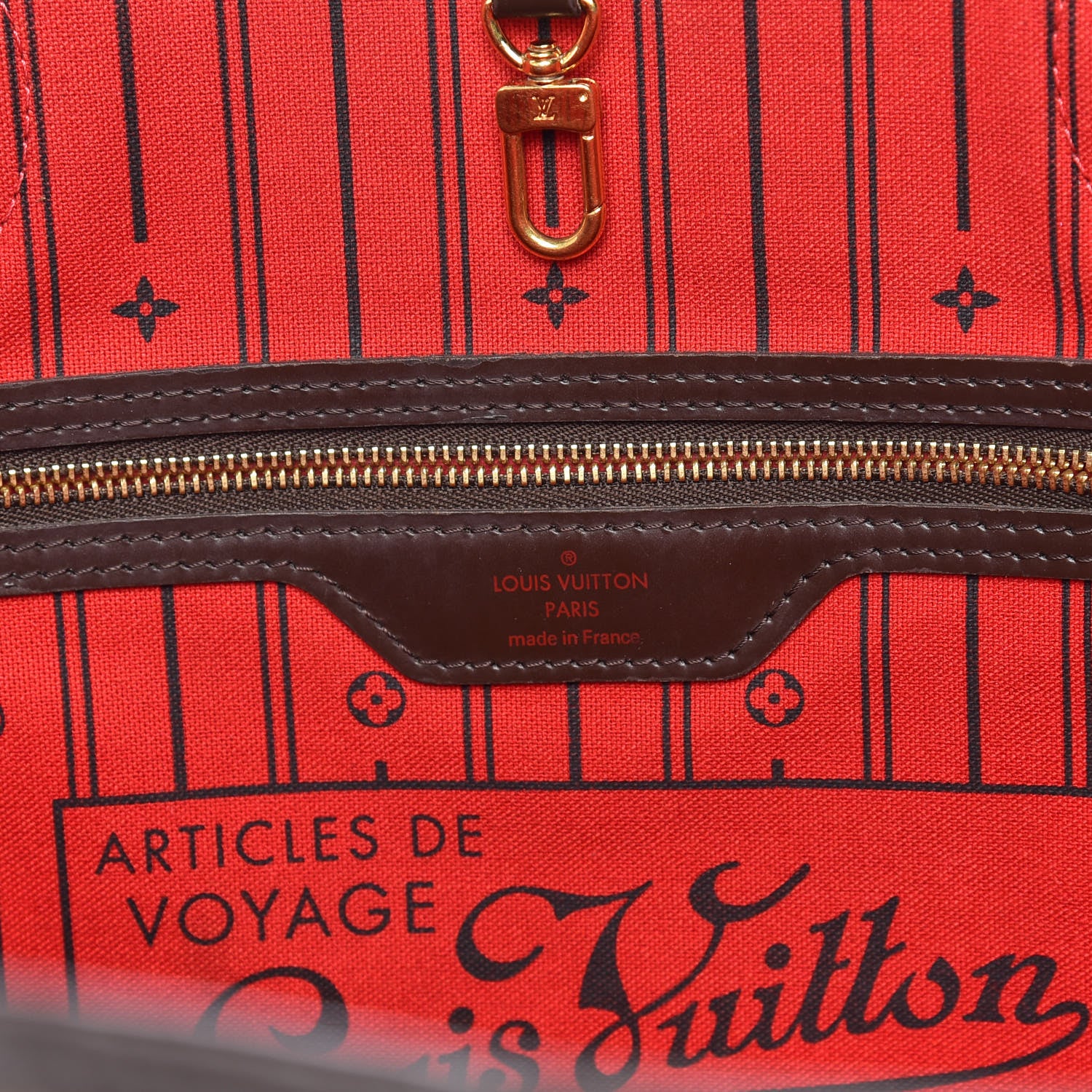 Louis Vuitton Damier Ebene Neverfull MM 9 of 22