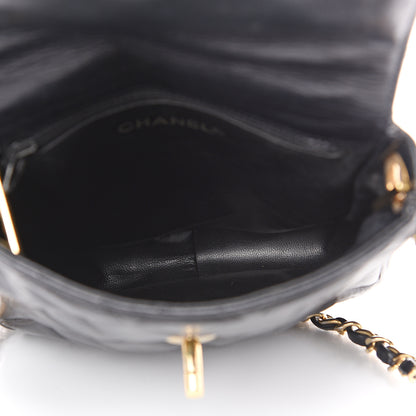 Chanel Lambskin Quilted Extra Mini Flap Black 4 of 13