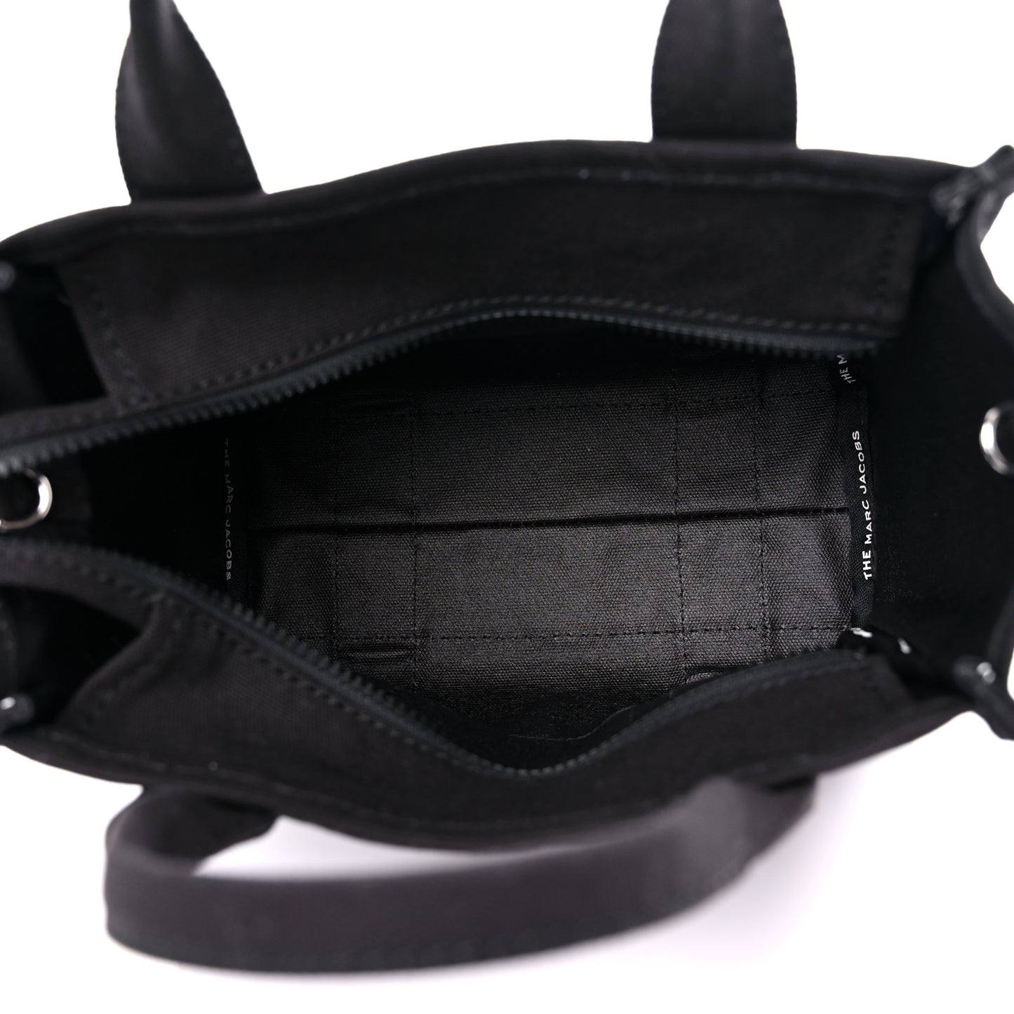 Cotton Canvas Mini The Traveler Tote Bag Black