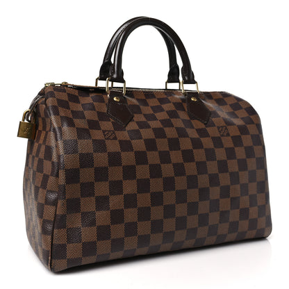 Louis Vuitton Damier Ebene Speedy 30 2 of 9