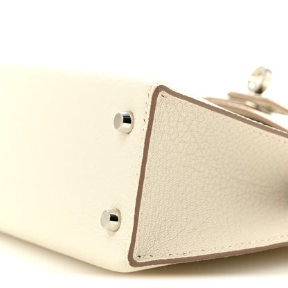Hermes Chevre Mysore Mini Kelly Sellier 20 Mushroom 10 of 11