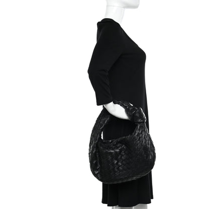 Bottega Veneta Nappa Intrecciato Teen Jodie Hobo Black 2 of 11